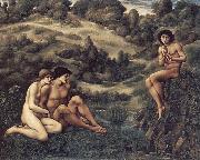 Sir Edward Burne-Jones The Garden of Pan oil on canvas